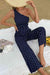 Explore More Collection - Polka Dot One-Shoulder Jumpsuit