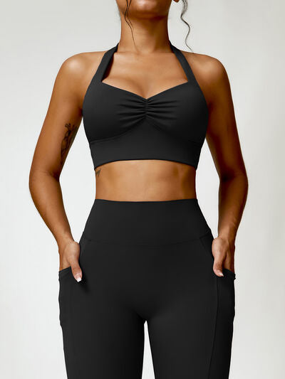 Explore More Collection - Halter Neck Active Bra