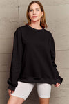 Explore More Collection - Simply Love Full Size IF I'M TOO MUCH THEN GO FIND LESS Round Neck Sweatshirt