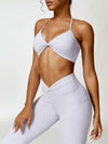 Explore More Collection - Twisted Halter Neck Active Bra