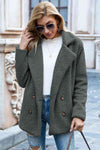 Explore More Collection - Full Size Lapel Collar Sherpa Coat