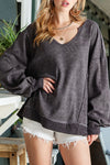 Explore More Collection - Oversize Dropped Shoulder Long Sleeve T-Shirt