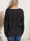 Explore More Collection - Dropped Shoulder Long Sleeve T-Shirt