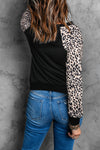 Explore More Collection - HELLO FALL Graphic Leopard Sweatshirt