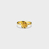 Explore More Collection - Rose Shape 18K Gold-Plated Ring