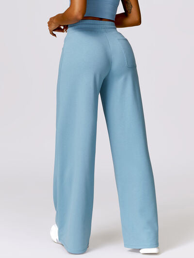 Explore More Collection - Drawstring High Waist Active Pants