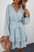 Explore More Collection - Tied Layered Polka Dot Balloon Sleeve Dress
