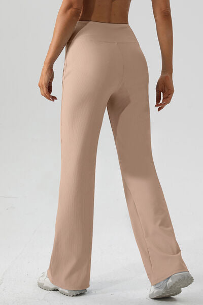 Explore More Collection - High Waist Straight Active Pants