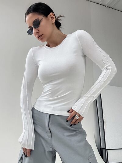 Explore More Collection - Round Neck Long Sleeve T-Shirt