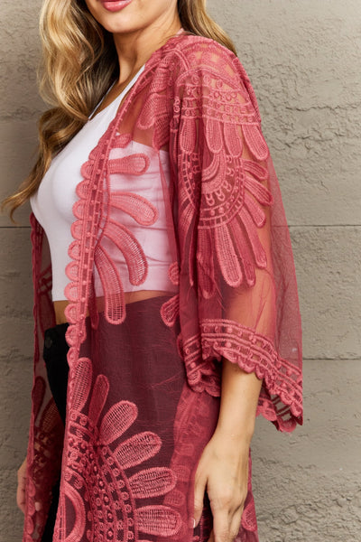 Explore More Collection - Justin Taylor Legacy Lace Duster Kimono