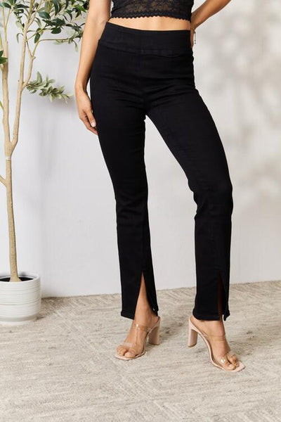 Explore More Collection - BAYEAS Slit Bootcut Jeans