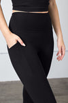 Explore More Collection - Faith Apparel High Waist Wide Waistband Leggings