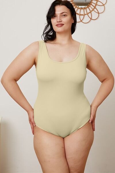 Explore More Collection - Basic Bae Full Size Square Neck Sleeveless Bodysuit