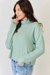 Explore More Collection - Long Sleeve Turtleneck Top