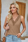 Explore More Collection - Lace Detail V-Neck Tank