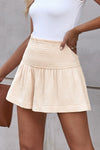 Explore More Collection - Smocked Waist Culotte Shorts