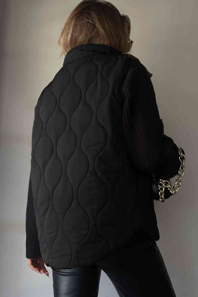 Explore More Collection - Collared Neck Vest with Pockets