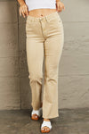 Explore More Collection - Judy Blue Cailin Full Size Mid Rise Garment Dyed Bootcut Jeans