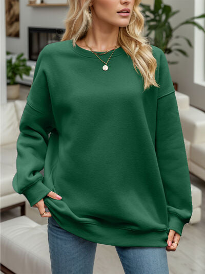 Explore More Collection - Round Neck Long Sleeve Sweatshirt