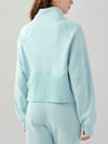 Explore More Collection - Half Zip Pocketed Active Sweatshirt