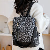 Explore More Collection - Leopard PU Leather Backpack Bag