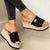 Explore More Collection - Faux Leather Open Toe Sandals