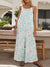 Explore More Collection - Printed Wide Leg Jumpsuit with Pockets