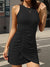 Explore More Collection - Ruched Round Neck Mini Tank Dress