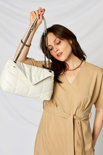 Explore More Collection - Leather Chain Handbag