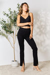 Explore More Collection - BAYEAS Slit Bootcut Jeans