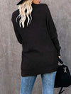 Explore More Collection - Open Front Long Sleeve Cardigan