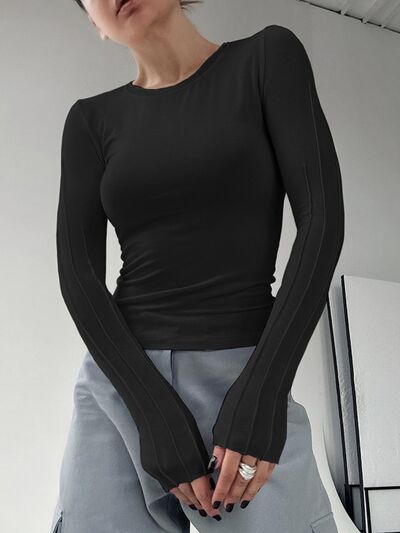 Explore More Collection - Round Neck Long Sleeve T-Shirt