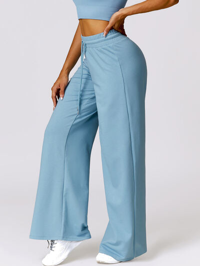 Explore More Collection - Drawstring High Waist Active Pants