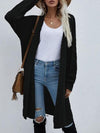 Explore More Collection - Open Front Long Sleeve Cardigan