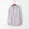 Explore More Collection - Quarter-Zip Drawstring Teddy Hoodie