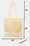 Explore More Collection - Fame Straw-Paper Crochet Tote Bag