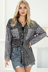 Explore More Collection - Sequin Button Up Collared Neck Shirt