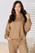 Explore More Collection - RISEN Drawstring Drop Shoulder Long Sleeve Hoodie