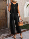 Explore More Collection - Round Neck Tank and Pocketed Pants Set