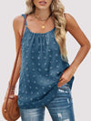 Explore More Collection - Swiss Dot Scoop Neck Cami