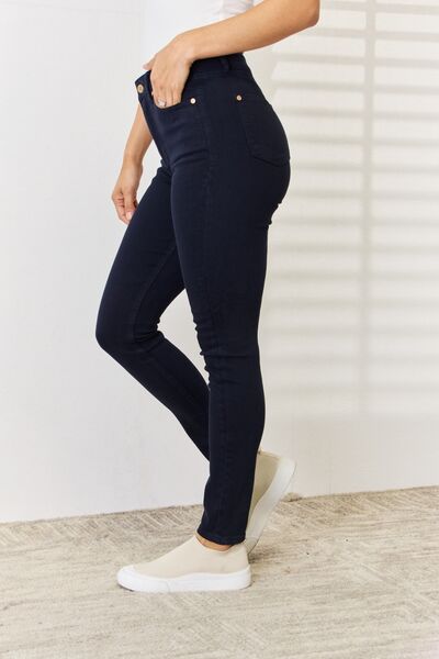 Explore More Collection - Judy Blue Full Size Garment Dyed Tummy Control Skinny Jeans