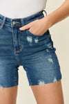 Explore More Collection - Judy Blue Full Size Tummy Control High Waist Denim Shorts