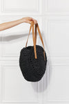 Explore More Collection - Justin Taylor C'est La Vie Crochet Handbag in Black