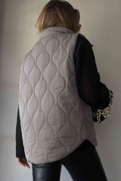 Explore More Collection - Collared Neck Vest with Pockets