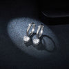 Explore More Collection - 1 Carat Moissanite 925 Sterling Silver Heart Earrings