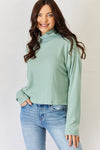 Explore More Collection - Long Sleeve Turtleneck Top