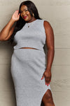 Explore More Collection - Sew In Love She's All That Fitted Two-Piece Skirt Set
