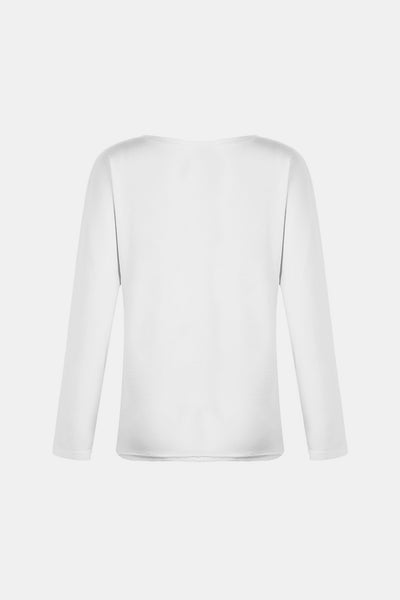 Explore More Collection - V-Neck Long Sleeve T-Shirt