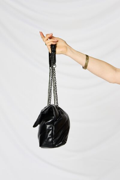 Explore More Collection - Leather Chain Handbag