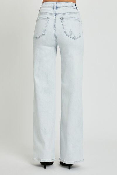 Explore More Collection - RISEN Ultra High Waist Wide Leg Jeans